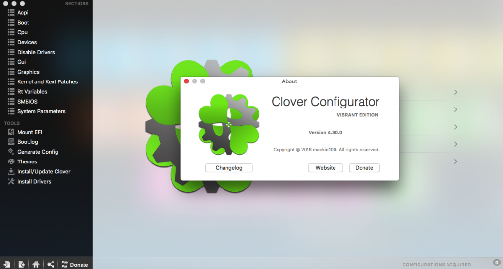 Clover Configurator v4.30.0 四叶草图形界面配置工具